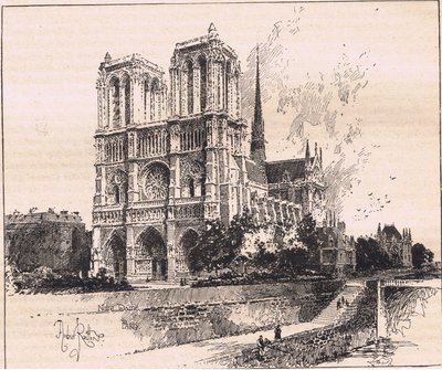 Notre Dame, Paris by Herbert Railton